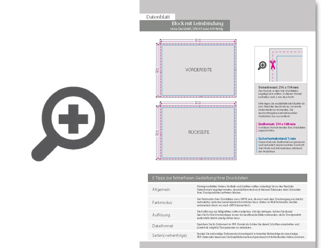 Product Bild block_mit_leimbindung__din_a5_quer__50_blatt__4_4_farbig_beidseitig_bedruckt